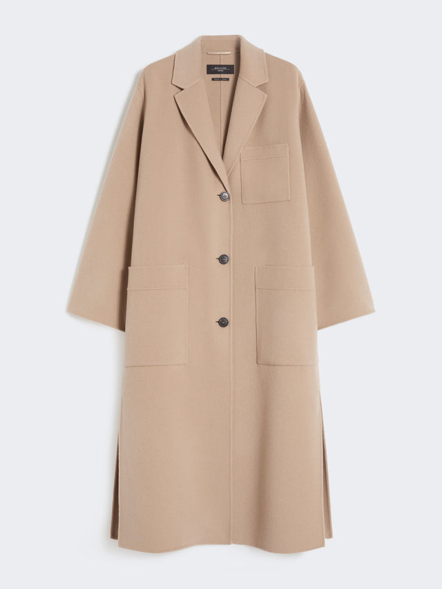 max mara double-faced wool-blend coat for women