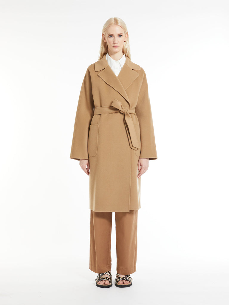 Wool belted coat
