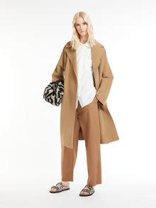 Wool belted coat