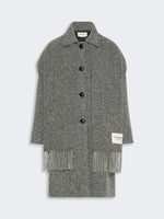 max mara wool-blend tweed coat for women