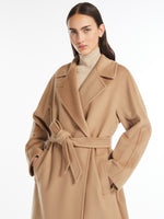 Belted wool coat