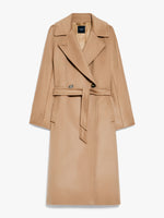 Belted wool coat
