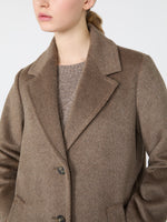 max mara wool and alpaca teddy long coat for women