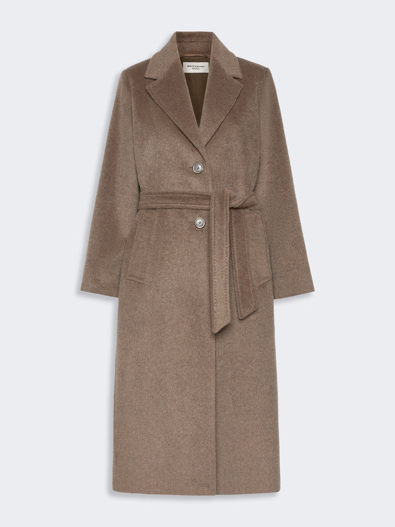 max mara wool and alpaca teddy long coat