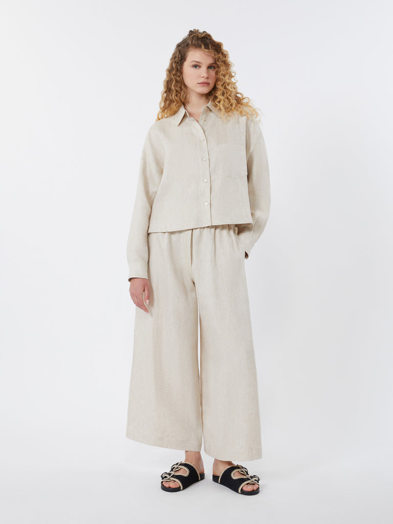 max mara linen canvas jacket