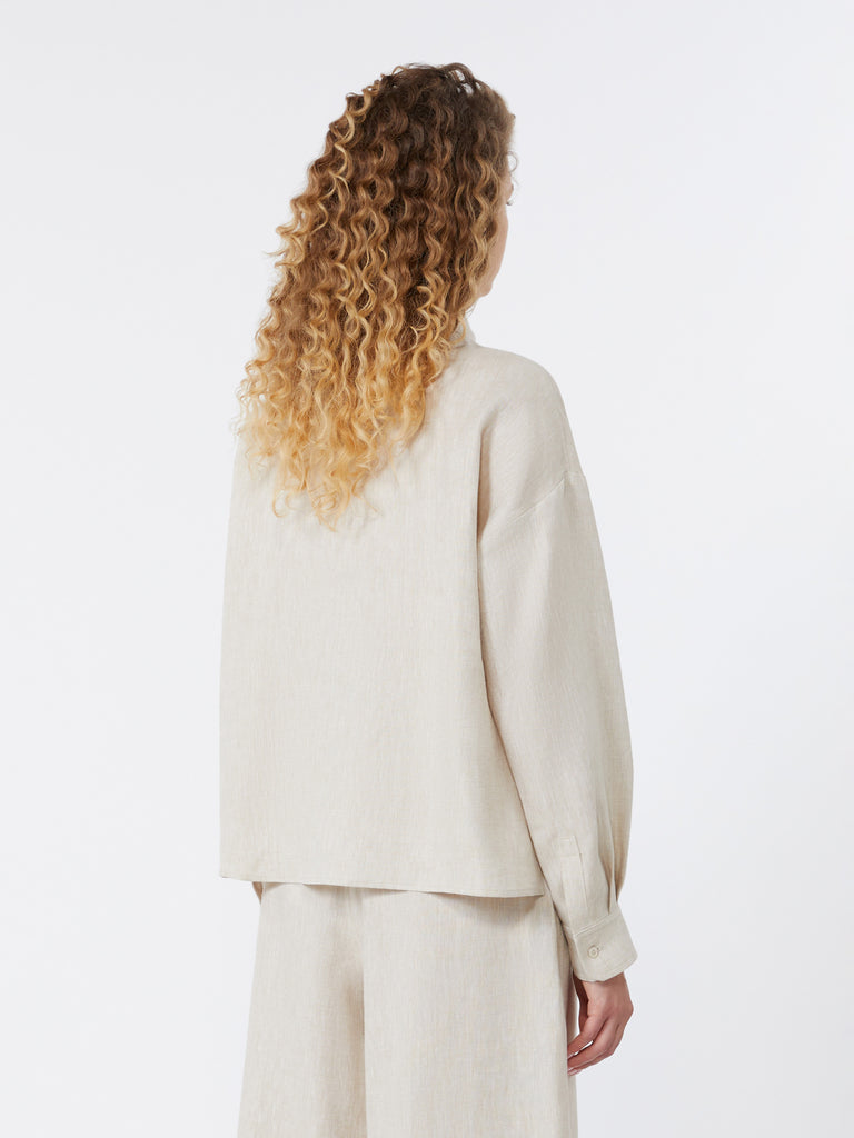 max mara linen canvas jacket