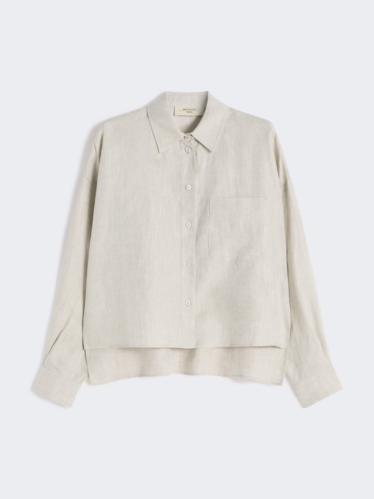 max mara linen canvas jacket