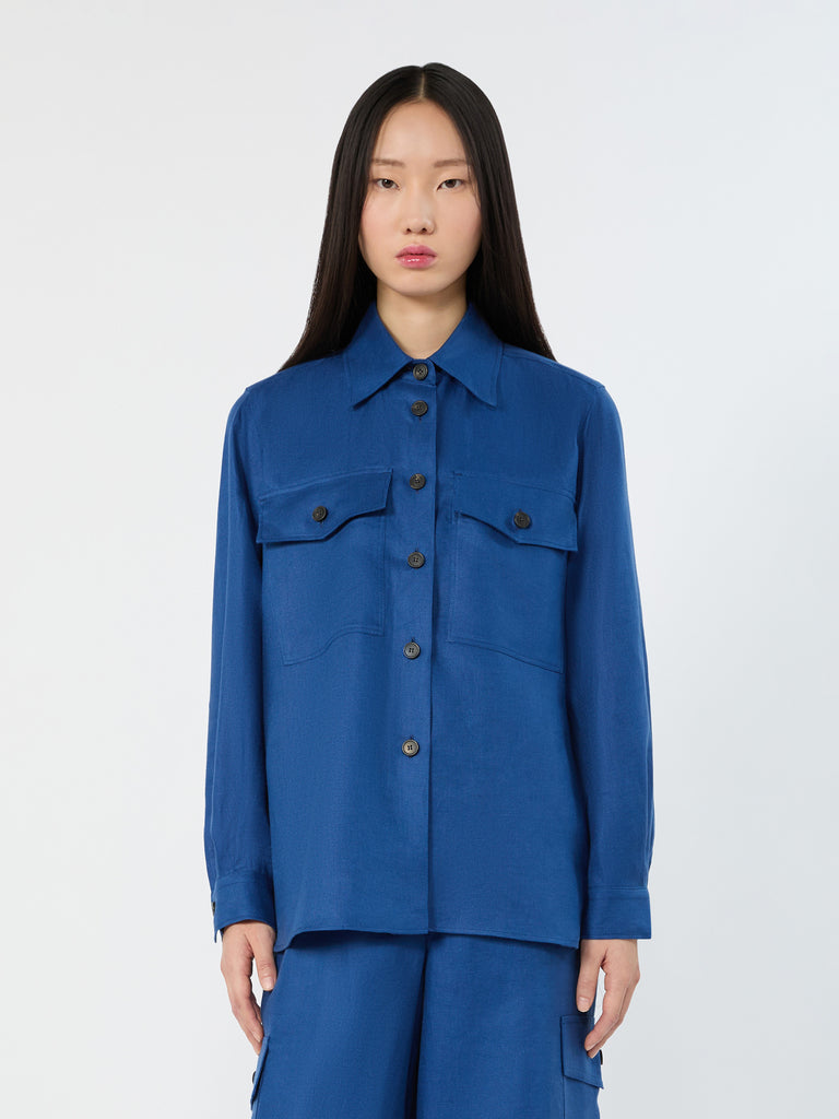 max mara linen workwear jacket