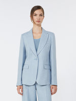 max mara linen canvas blazer for women
