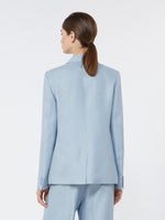 max mara linen canvas blazer for women