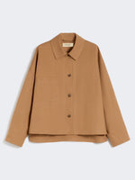 max mara linen and cotton basketweave oversize jacket for women