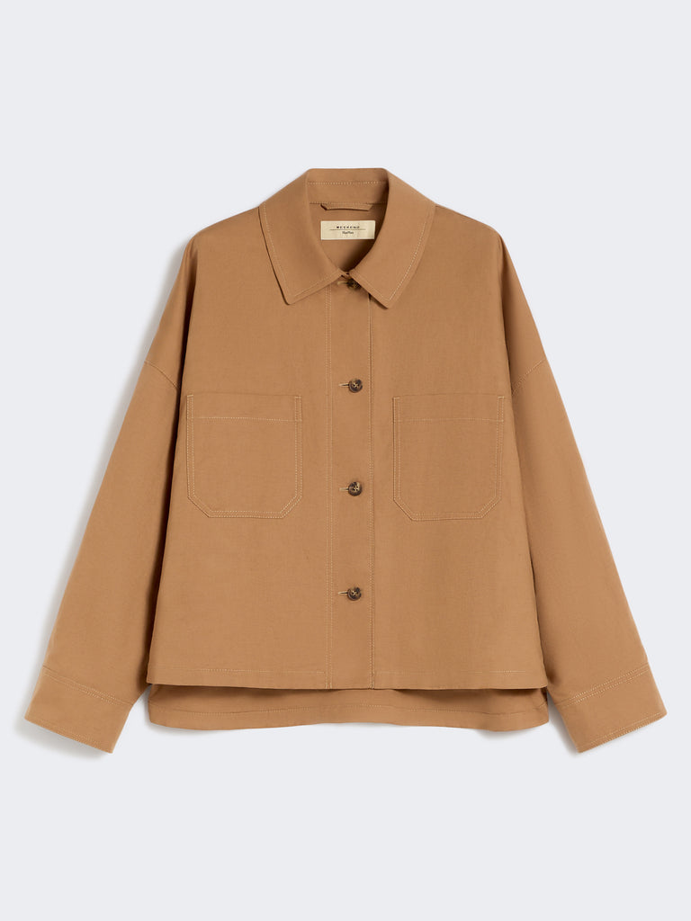 max mara linen and cotton basketweave oversize jacket