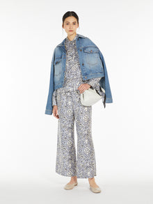 Cropped Denim Jacket for Women - Navy - Max Mara UAE
