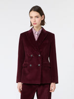 max mara cotton corduroy velvet blazer for women