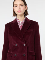 max mara cotton corduroy velvet blazer for women