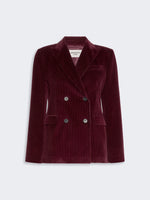 max mara cotton corduroy velvet blazer for women
