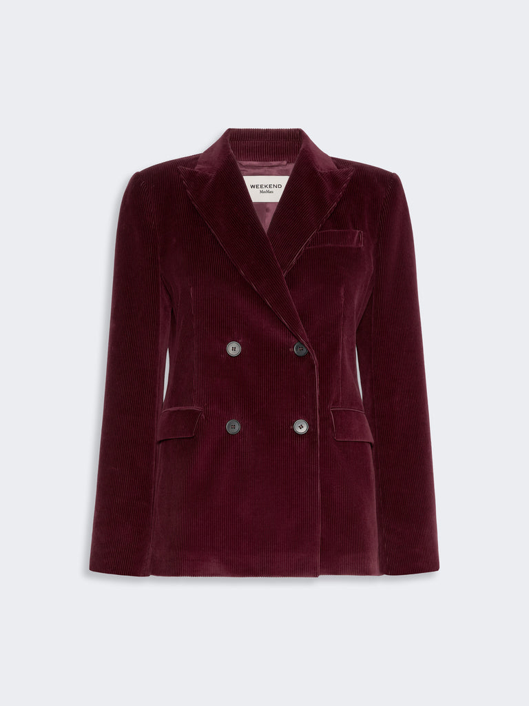 max mara cotton corduroy velvet blazer
