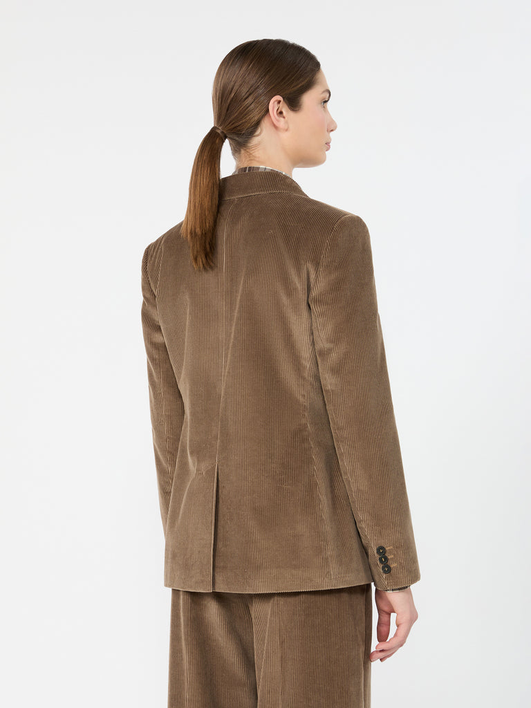 max mara cotton corduroy velvet blazer
