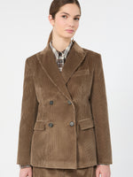 max mara cotton corduroy velvet blazer for women