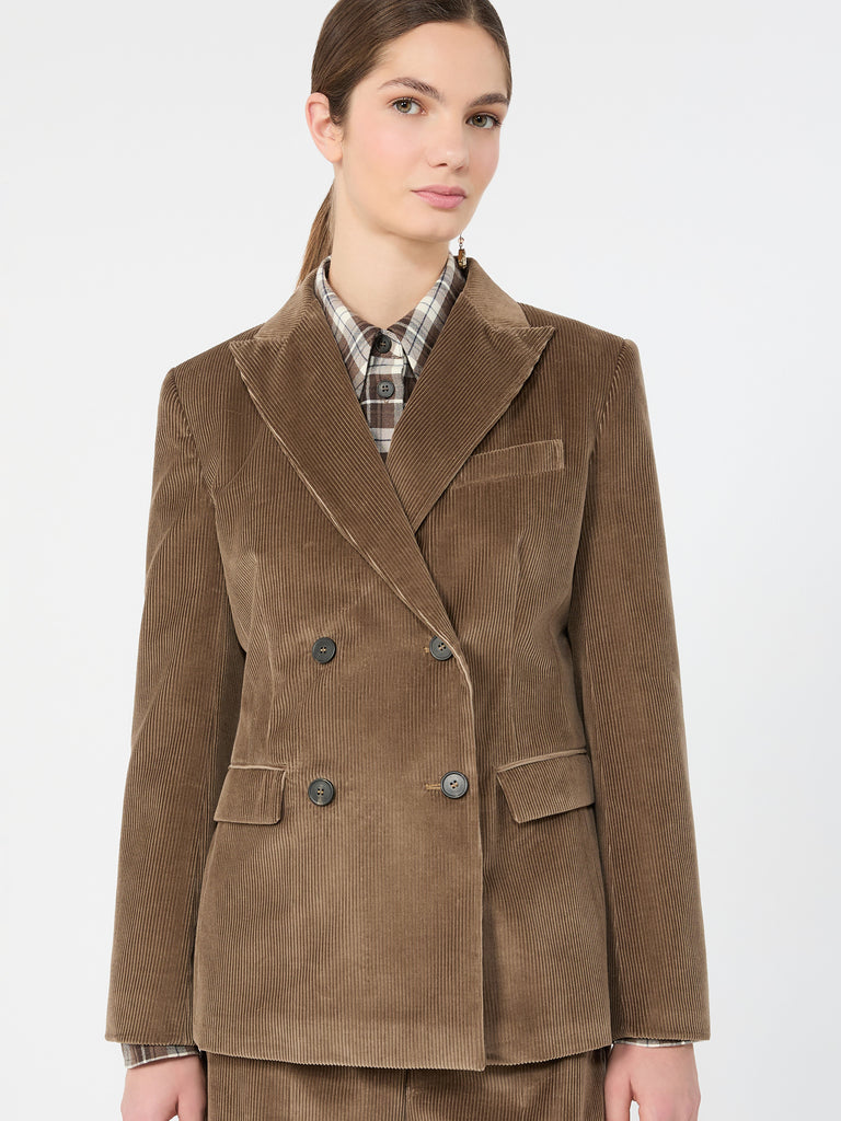 max mara cotton corduroy velvet blazer