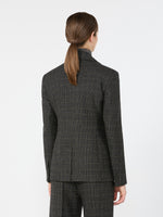 max mara prince of wales check wool blazer for women