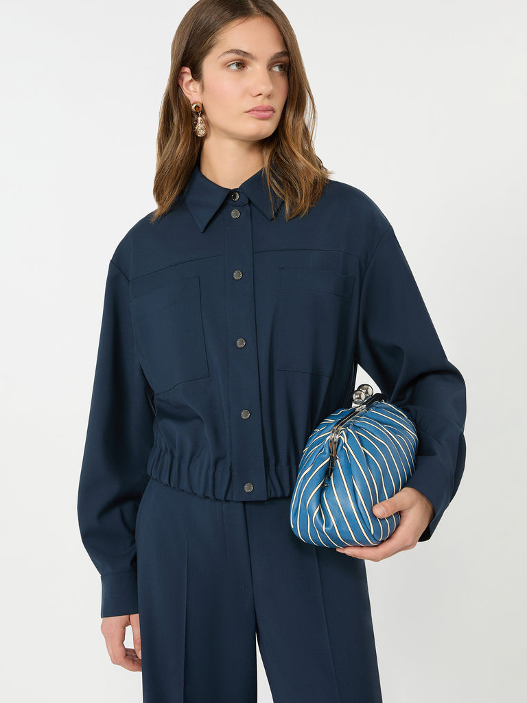 max mara short woollen cloth jacket
