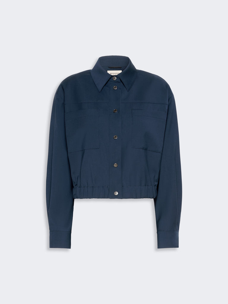 max mara short woollen cloth jacket