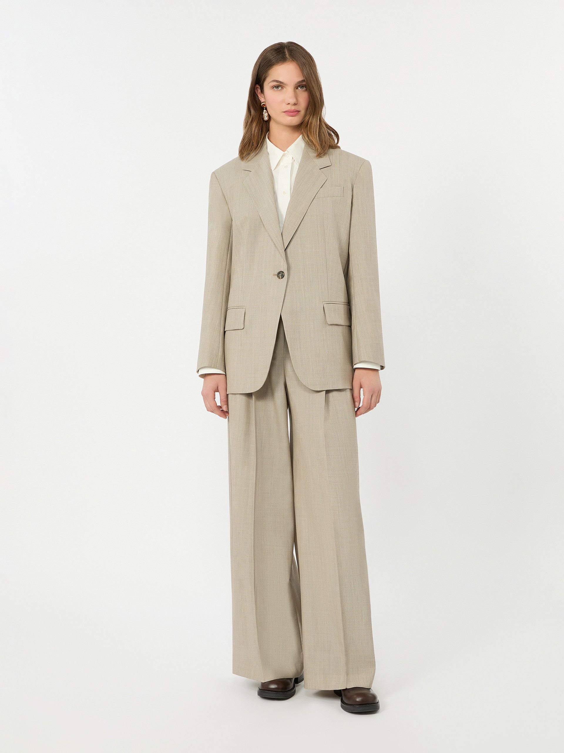 max mara oversized woollen cloth blazer for women