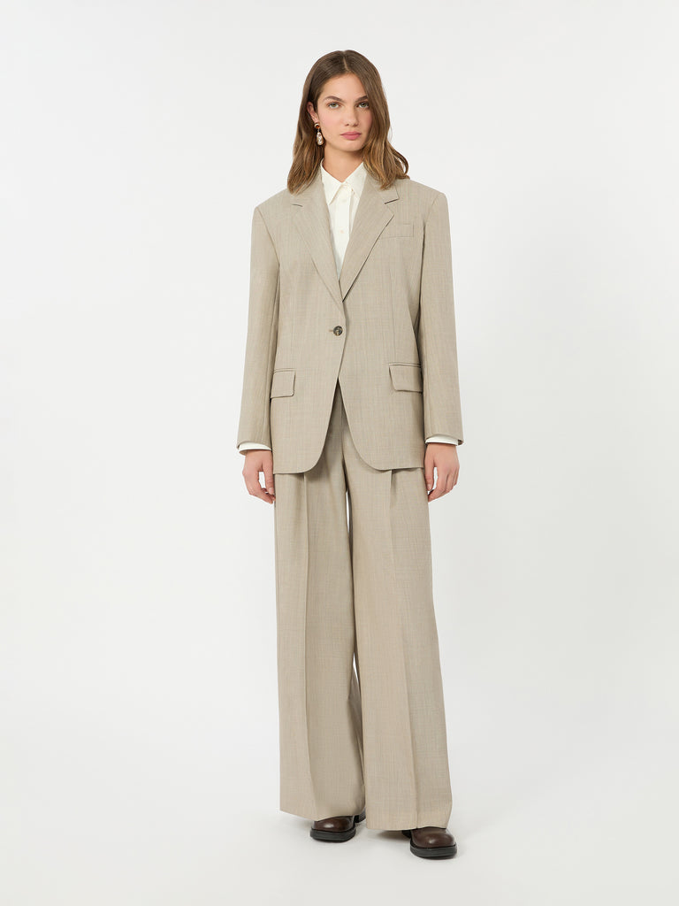 max mara oversized woollen cloth blazer
