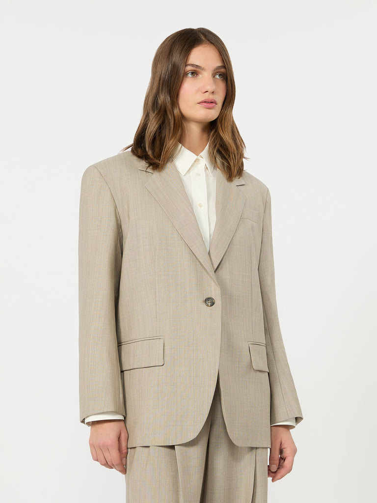 max mara oversized woollen cloth blazer