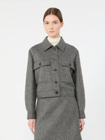 max mara cropped wool blend jacket for women