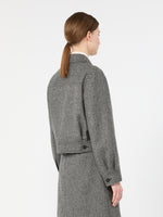 max mara cropped wool blend jacket for women