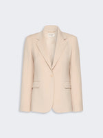 max mara single-breasted stretch wool blazer for women