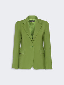 max mara single-breasted stretch wool blazer for women