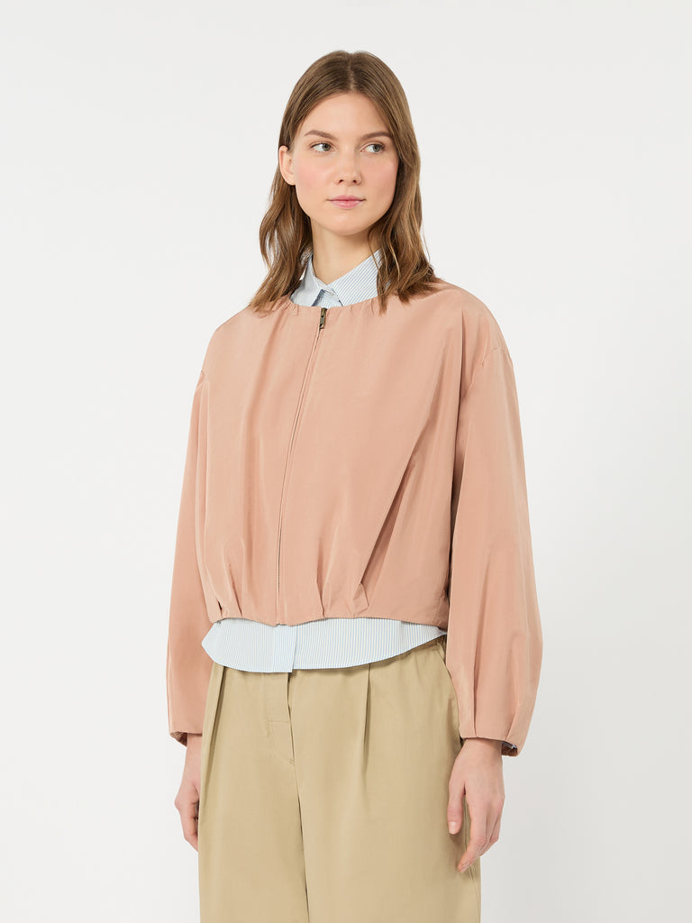 max mara short taffeta jacket