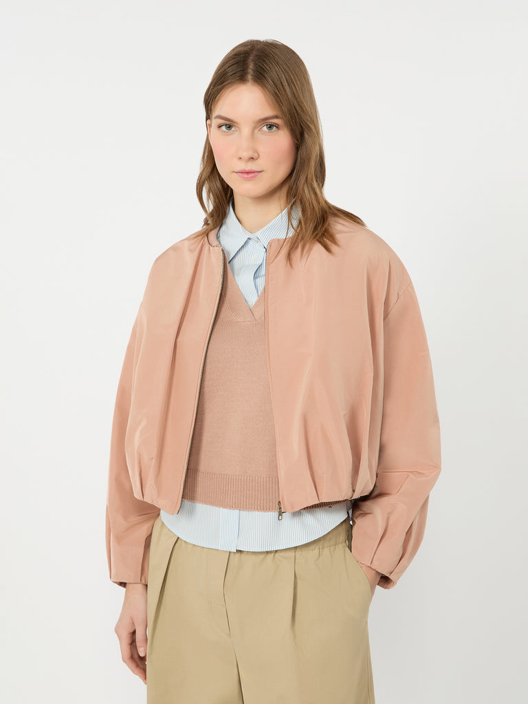 max mara short taffeta jacket