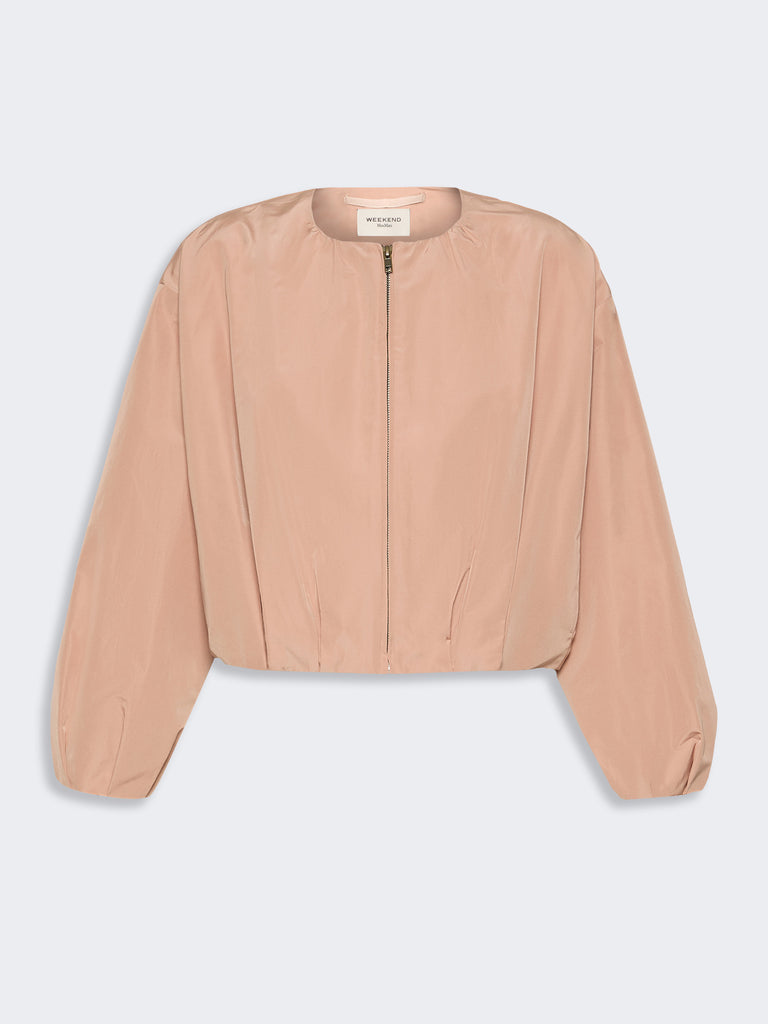 max mara short taffeta jacket