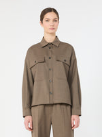 max mara stretch wool twill jacket for women