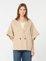 max mara short wool broadcloth coat for women