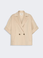 max mara short wool broadcloth coat for women