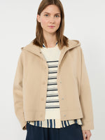 max mara double wool hooded jacket for women