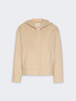 max mara double wool hooded jacket for women
