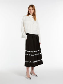 Cotton tie-dye skirt