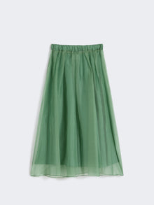 max mara pleated silk organza skirt for women