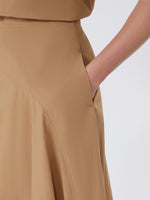 max mara cotton-poplin skirt for women