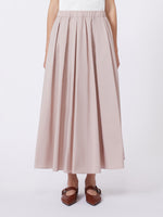 Long taffeta skirt