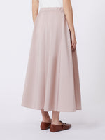 Long taffeta skirt