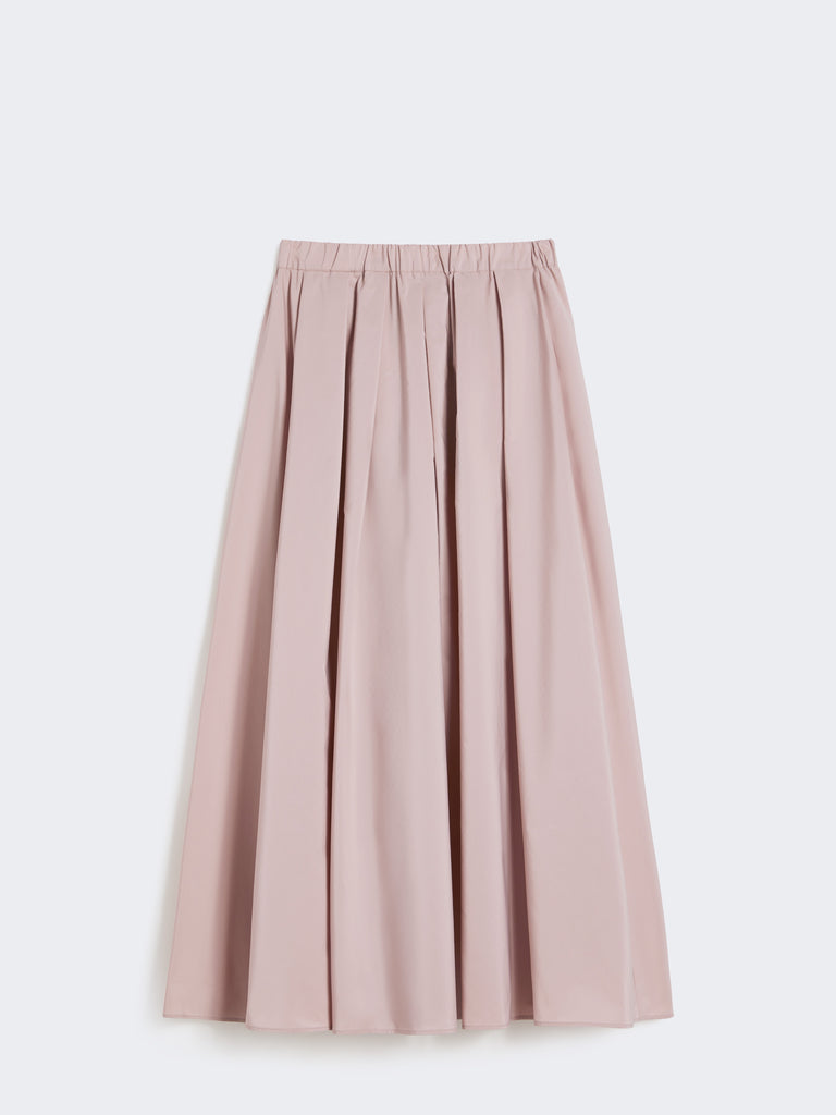 Long taffeta skirt