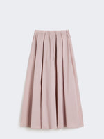 Long taffeta skirt