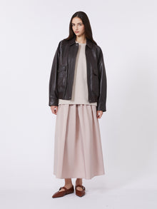 Long Taffeta Skirt for Women - Antique Rose - Max Mara UAE
